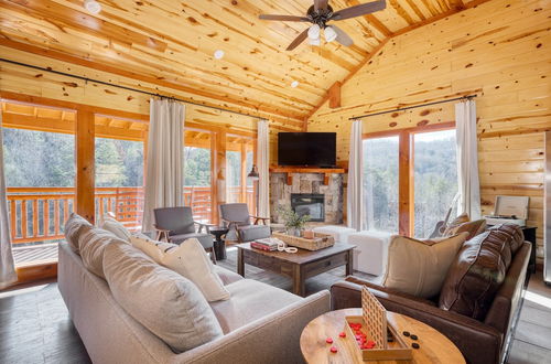 Photo 3 - Elm by Avantstay Mountain Side Cabin w/ Movie Theatre, Indoor Pool, Hot Tub & Views