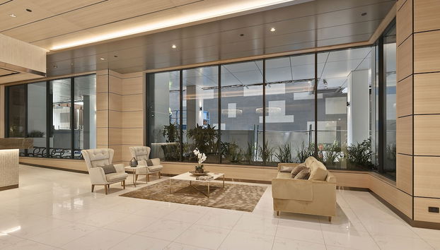 Sala de estar do lobby