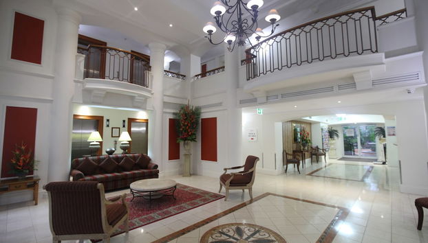 Zona de estar del vestíbulo