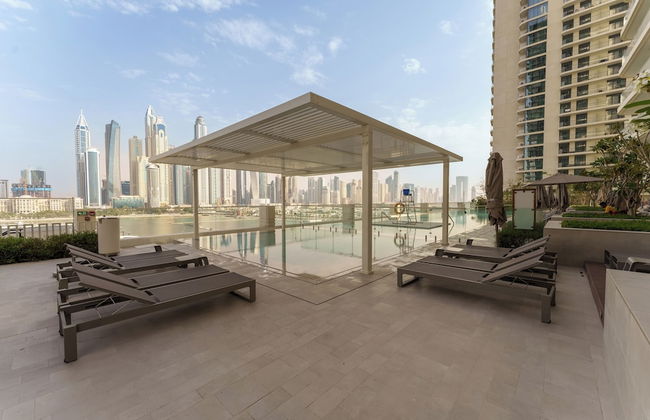 Maison Privee - Upscale Apt w/ Partial Dubai Marina & Palm Views - Foto 13