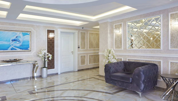 Sala de estar do lobby