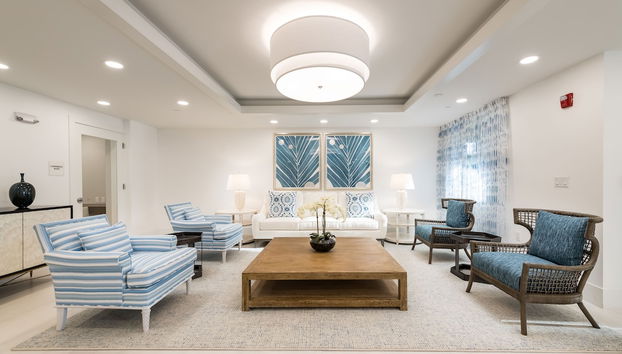 Sala de estar do lobby