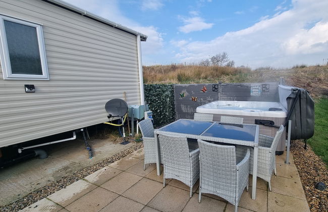 Butterfly 3-bed Hot Tub Lodge in Northumberland - Foto 9
