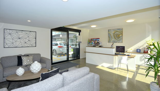 Sala de estar do lobby
