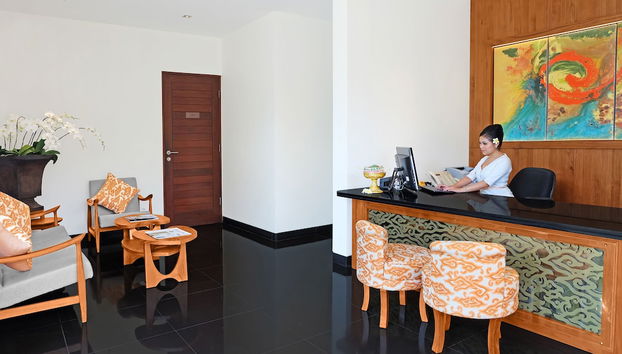 Zona de estar del vestíbulo