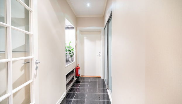 Interior entrance
