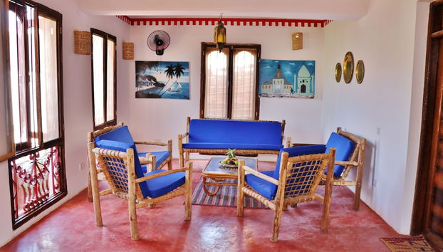 Sala de estar do lobby
