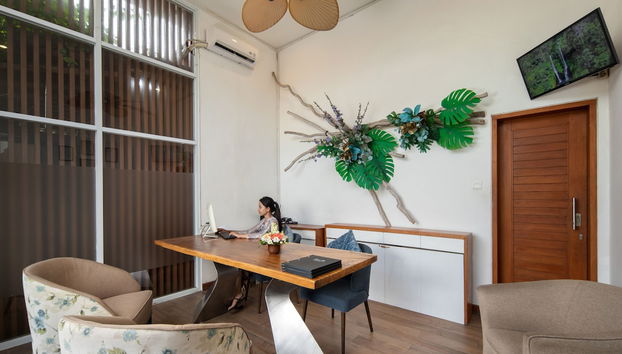 Sala de estar do lobby
