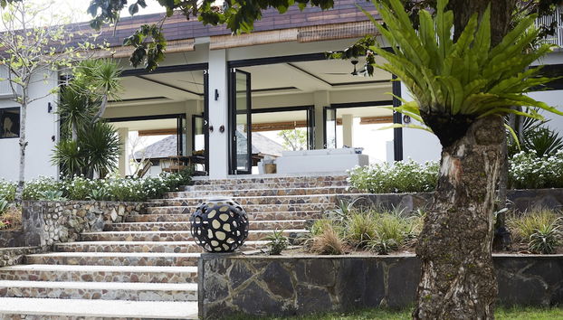 Interior entrance