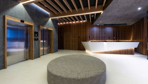 Sala de estar do lobby