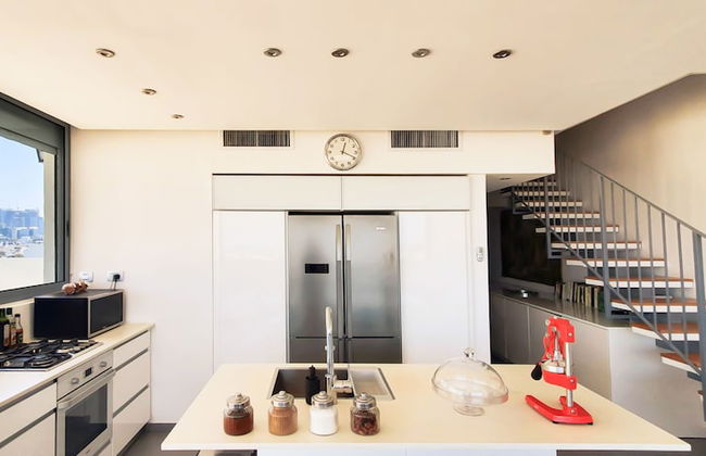 2BDR Roof Top Sea View Neve Tsedek TL56 - Foto 28