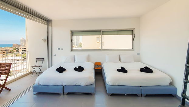 2BDR Roof Top Sea View Neve Tsedek TL56 - Foto 3