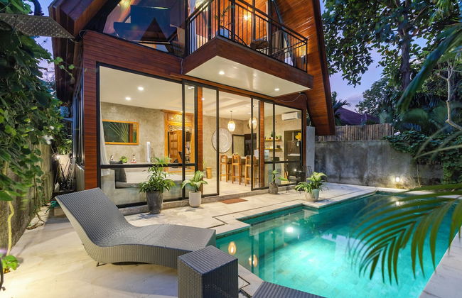 Azure 2BR Modern Private Pool Villa in Pererenan - Foto 21
