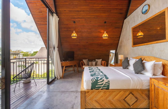 Azure 2BR Modern Private Pool Villa in Pererenan - Foto 7