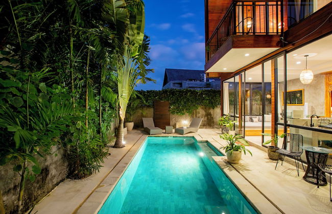 Azure 2BR Modern Private Pool Villa in Pererenan - Foto 25