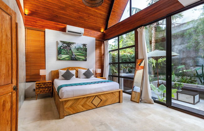 Azure 2BR Modern Private Pool Villa in Pererenan - Foto 4