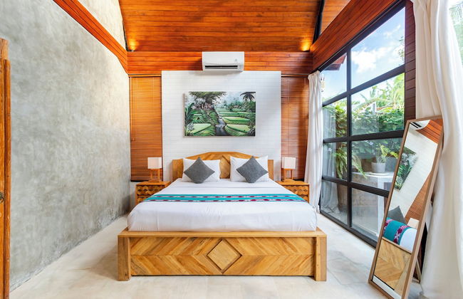 Azure 2BR Modern Private Pool Villa in Pererenan - Foto 6