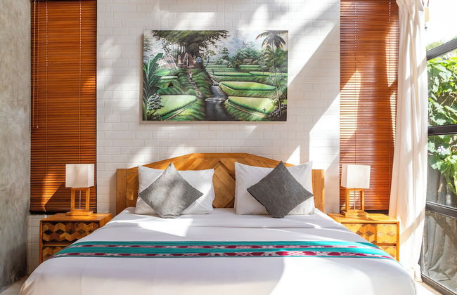 Azure 2BR Modern Private Pool Villa in Pererenan - Foto 9