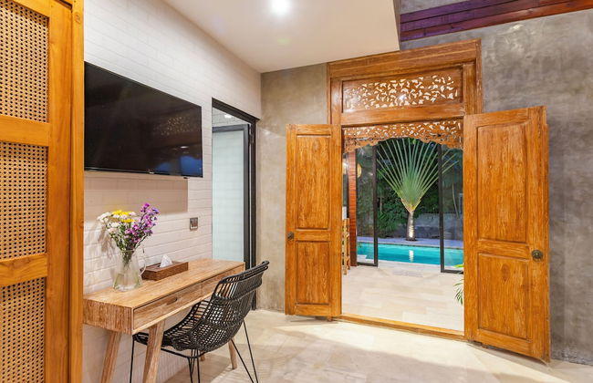 Azure 2BR Modern Private Pool Villa in Pererenan - Foto 5