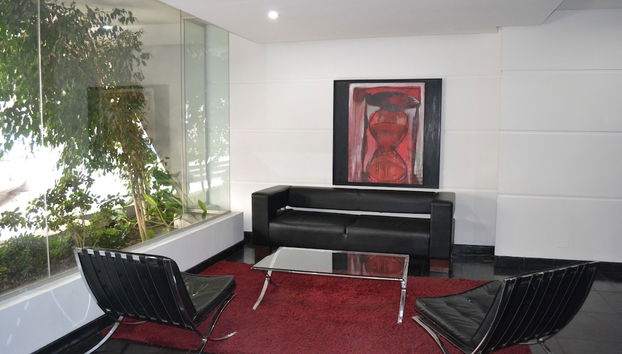 Sala de estar do lobby
