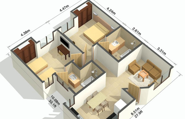 Hotel Residence Inn Suites Cristina - Foto 27