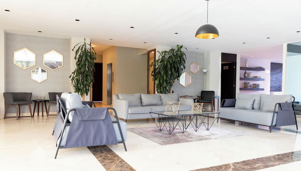 Sala de estar do lobby