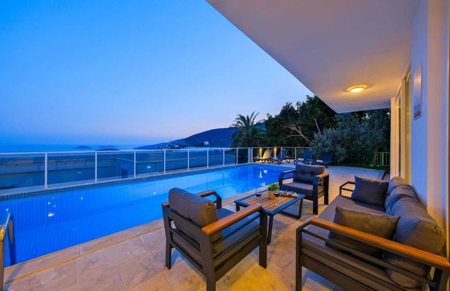 Villa Lumiere 3 Luxurious 5 bed Villa in Kiziltas Kalkan With sea Views - Foto 49