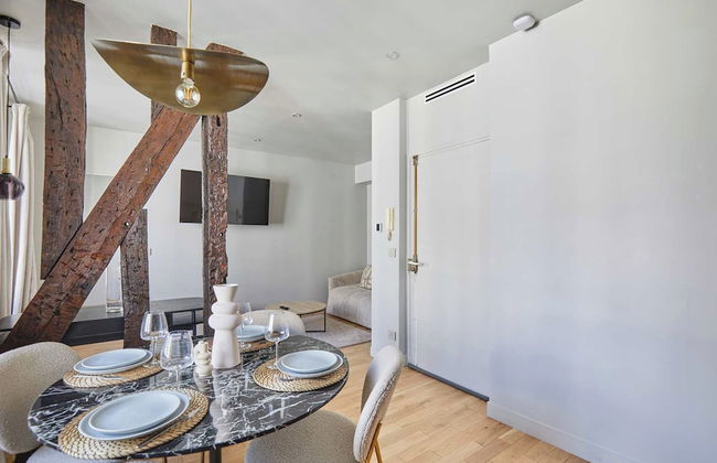 Charming 1bdr AC Le Marais Centre de Paris - Foto 12