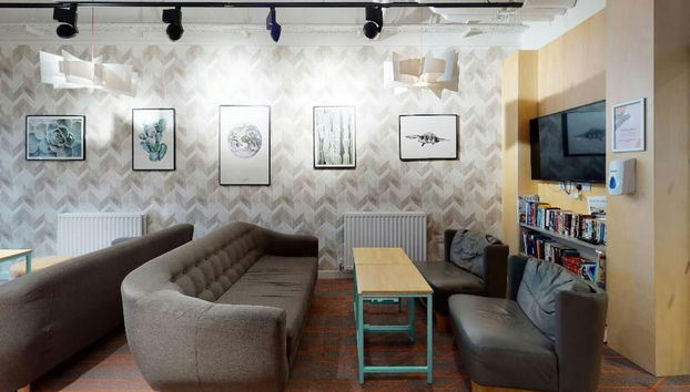 Lobby sitting area