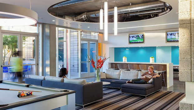 Sala de estar do lobby