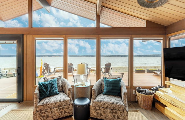 Oceanfront w/ Game Room, Fire Pit, Panoramic Views Angels Landing by Avantstay - Foto 4