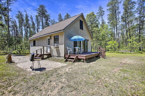 Photo 1 - Secluded Irons Cabin w/ 5-acre Yard, Deck, Grill