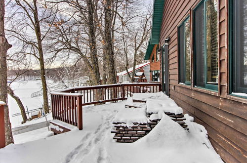 Foto 28 - Waubun Lake Cabin w/ Private Dock + Fire Pit