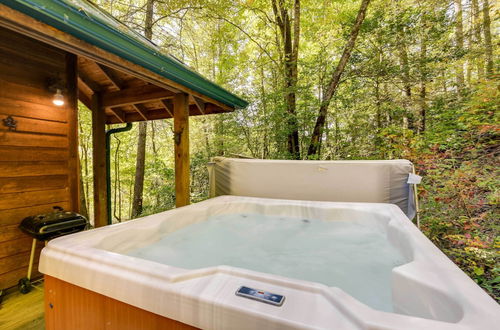 Photo 10 - Quiet Balsam Grove Cabin: Porch, Hot Tub, Dogs OK