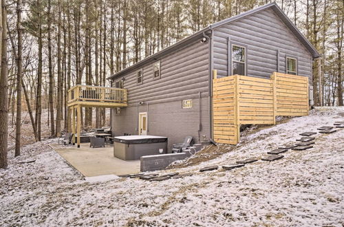 Photo 9 - Quiet Pines Cabin w/ Hot Tub & Fishing Pond