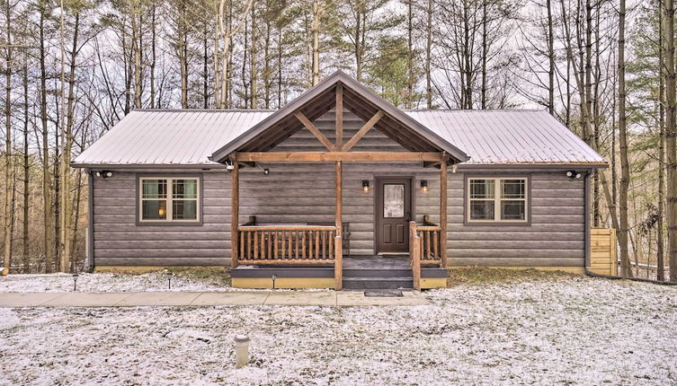 Photo 1 - Quiet Pines Cabin w/ Hot Tub & Fishing Pond