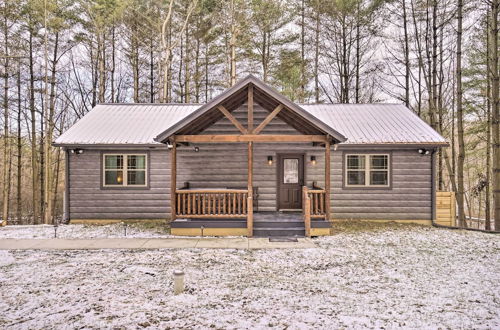 Photo 1 - Quiet Pines Cabin w/ Hot Tub & Fishing Pond