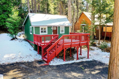 Photo 1 - Running Springs Cabin w/ Deck + Forest Views