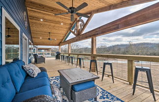 Photo 1 - Upscale Riverfront Home w/ Beach & Fire Pit