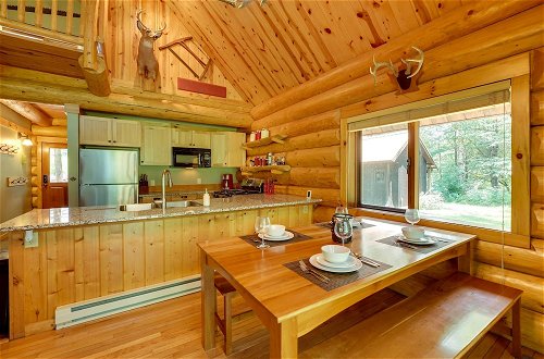 Photo 10 - Secluded Log Cabin in NW Michigan: Fire Pit & Deck