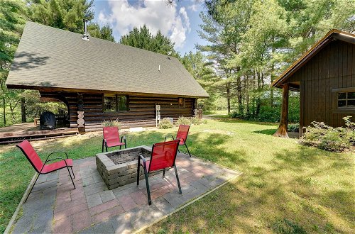 Photo 21 - Secluded Log Cabin in NW Michigan: Fire Pit & Deck