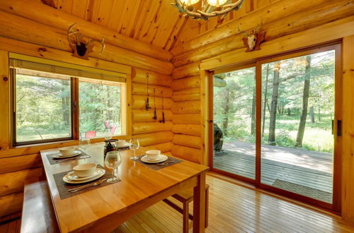 Photo 9 - Secluded Log Cabin in NW Michigan: Fire Pit & Deck