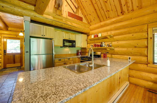 Photo 29 - Secluded Log Cabin in NW Michigan: Fire Pit & Deck