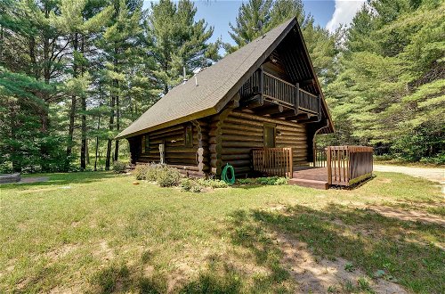 Photo 6 - Secluded Log Cabin in NW Michigan: Fire Pit & Deck