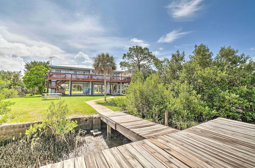 Photo 3 - Waterfront Cedar Key Duplex Home w/ Private Dock