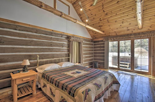 Photo 12 - Log Cabin on the Wolf River w/ Private Hot Tub