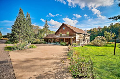 Photo 26 - Log Cabin on the Wolf River w/ Private Hot Tub