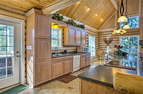 Photo 6 - Secluded Log Cabin w/ Game Room & Forest Views