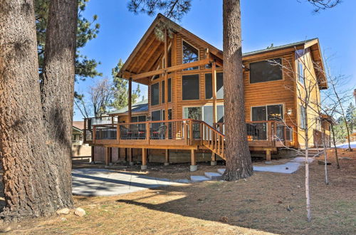 Photo 1 - Expansive Cabin With Hot Tub + Walk to Ski Lift
