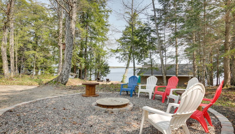 Photo 1 - Lakefront Phelps Cabin w/ Boat Dock & Water Toys